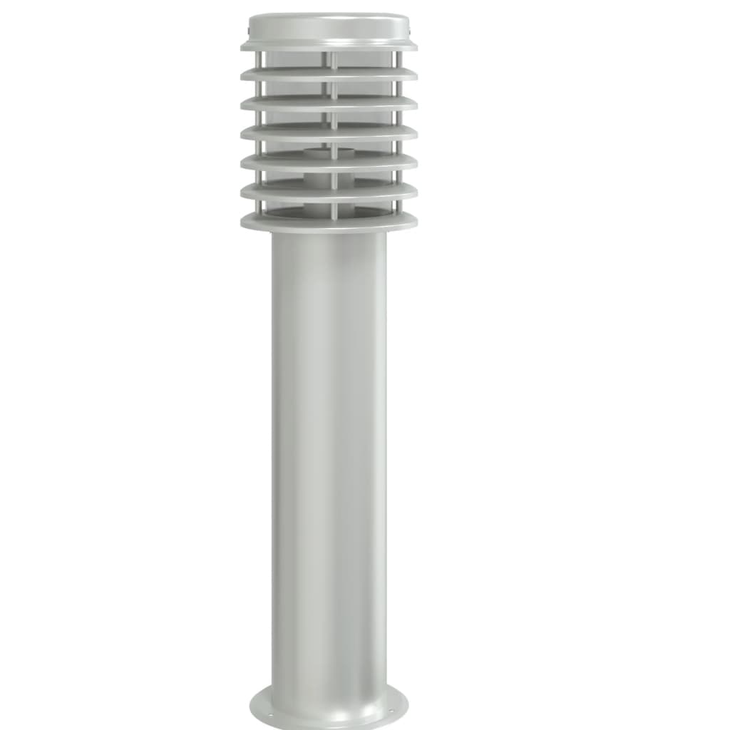 Outdoor Floor Lamp with Silver Socket 60 cm in Steel