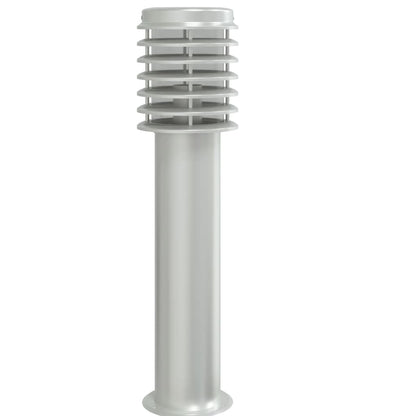 Outdoor Floor Lamp with Silver Socket 60 cm in Steel