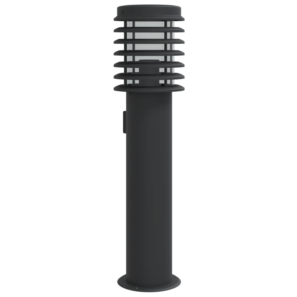 Outdoor Floor Lamp with Black Socket 60 cm Steel