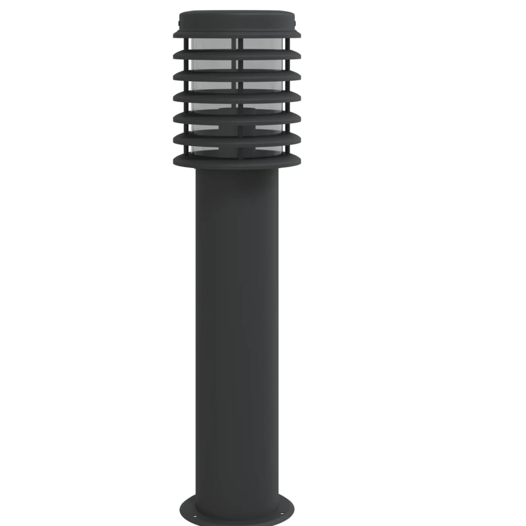 Outdoor Floor Lamp with Black Socket 60 cm Steel