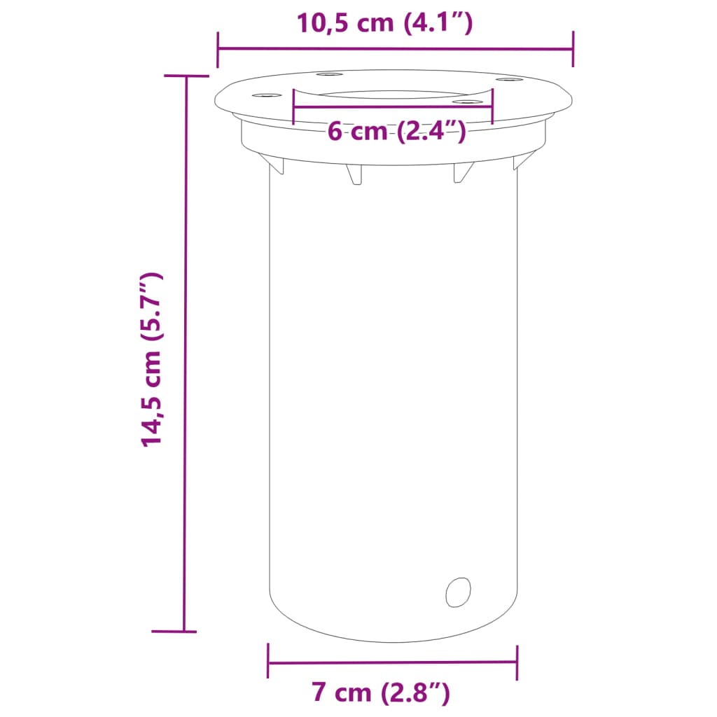 Round Black Outdoor Light 10.5x10.5cm Die Cast Aluminium