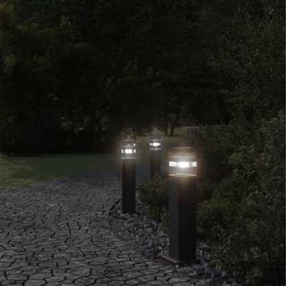 Black Outdoor Floor Lamps 50 cm in Aluminium