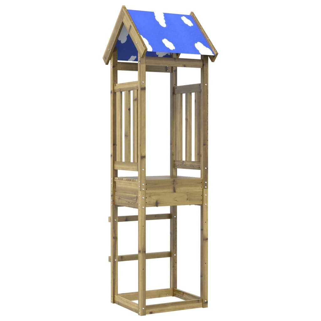 Torre da Gioco 52,5x46,5x208 cm in Legno di Pino Impregnato