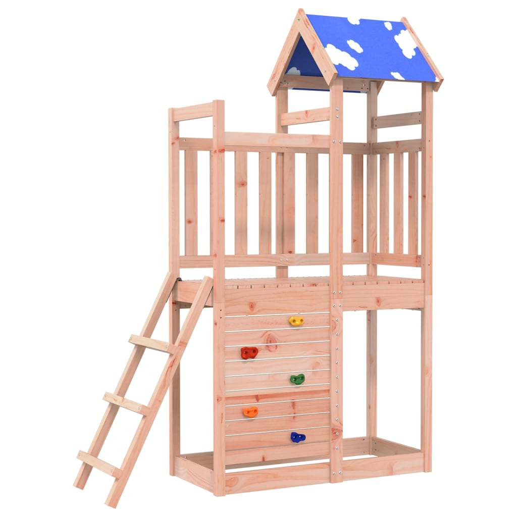 Torre da Gioco con Arrampicata 110,5x52,5x215 cm Abete Douglas