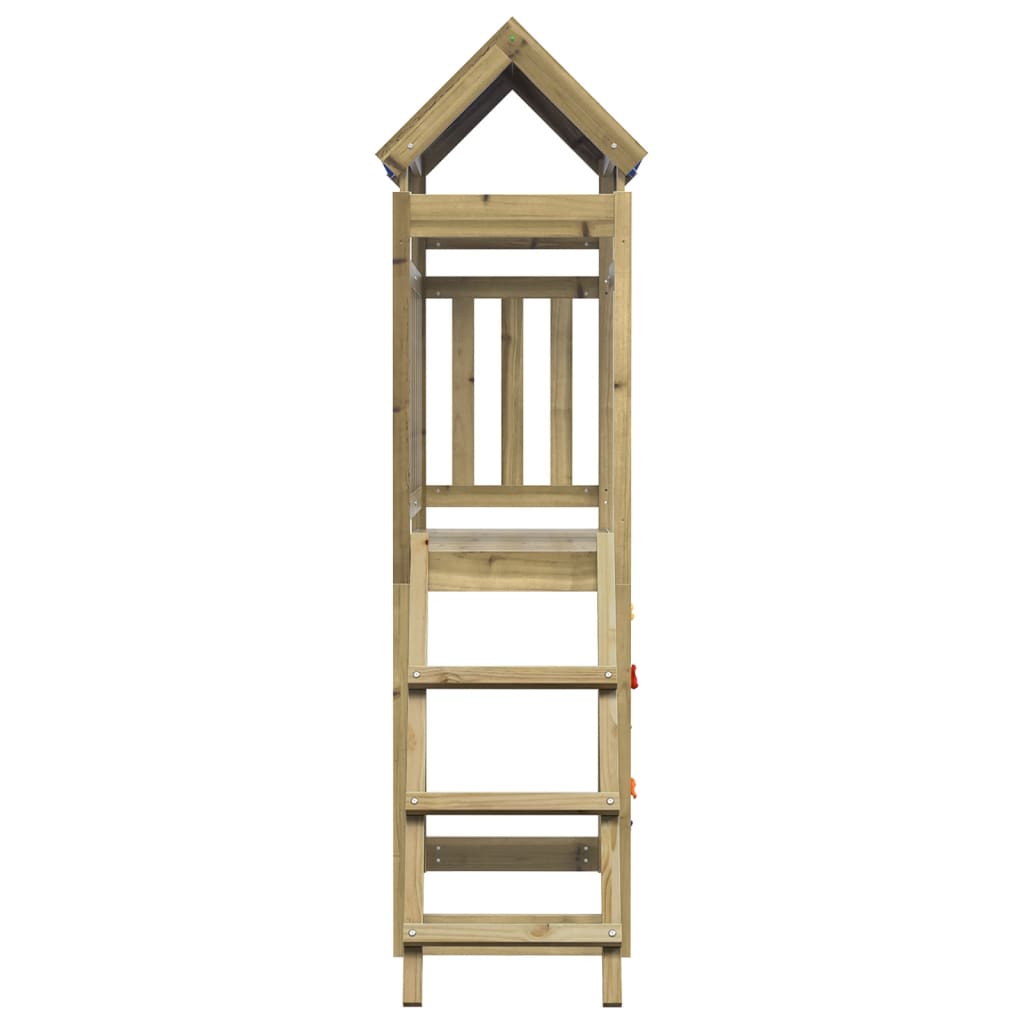 Torre da Gioco con Arrampicata 110,5x52,5x215cm Pino Impregnato