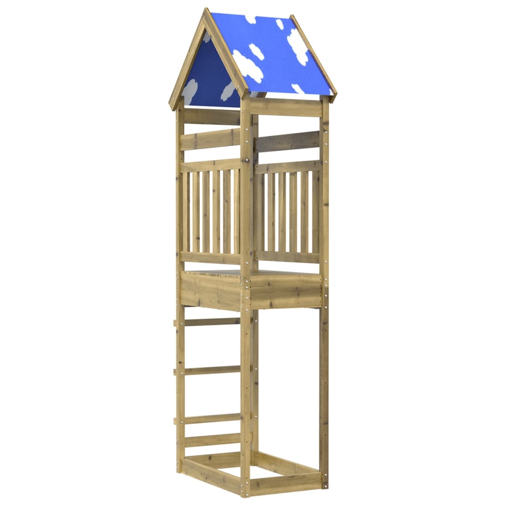 Torre da Gioco 85x52,5x265 cm in Legno di Pino Impregnato