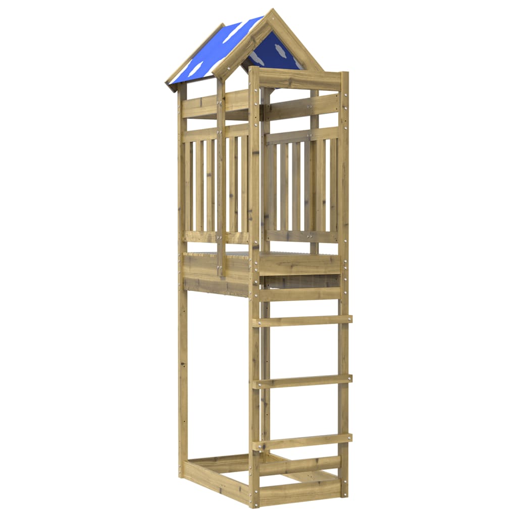 Torre da Gioco 85x52,5x239 cm in Legno di Pino Impregnato