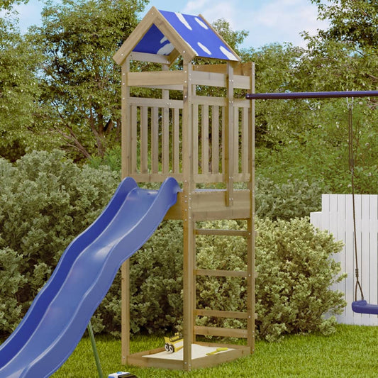 Play Tower 85x52.5x239 cm in Impregnated Pine Wood