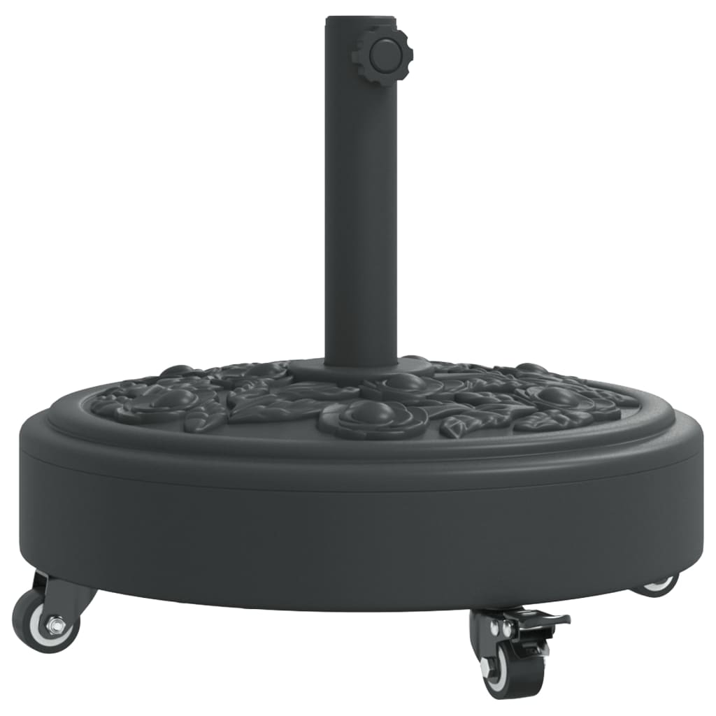 Base per Ombrellone con Ruote per Pali Ø38/48 mm 27 kg Rotonda | homemem39