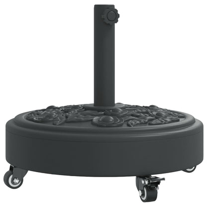 Base per Ombrellone con Ruote per Pali Ø38/48 mm 27 kg Rotonda | homemem39