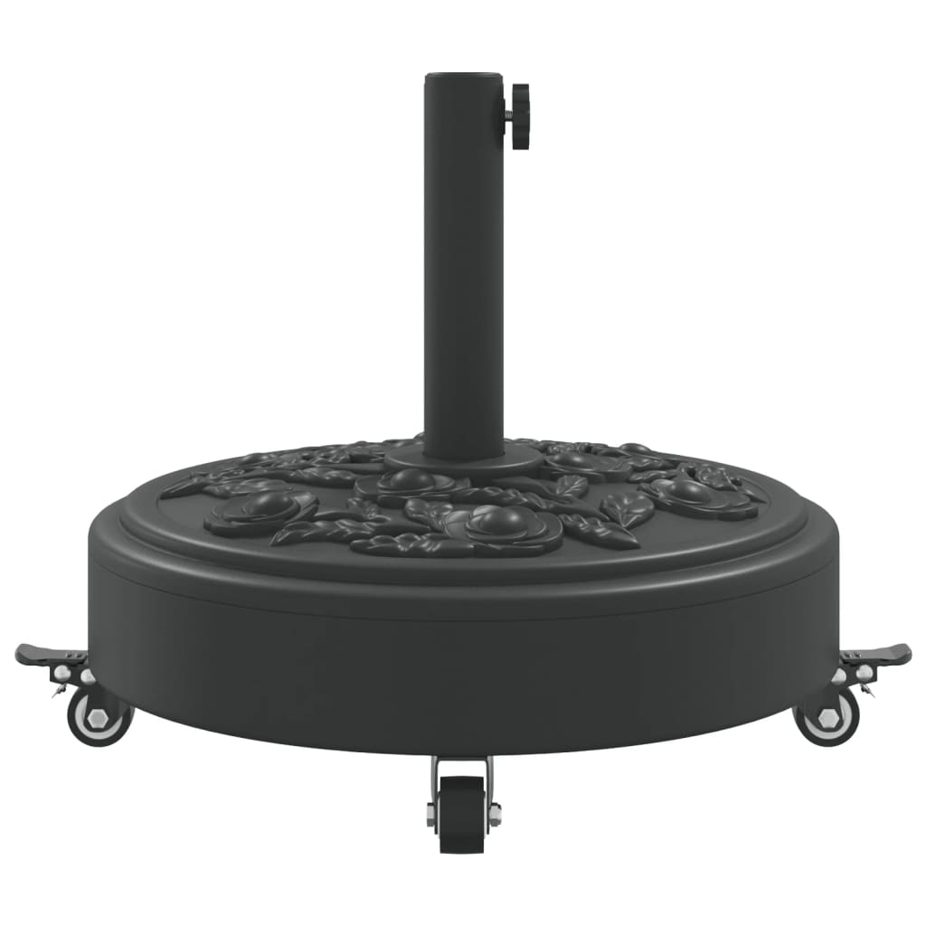 Base per Ombrellone con Ruote per Pali Ø38/48 mm 27 kg Rotonda | homemem39
