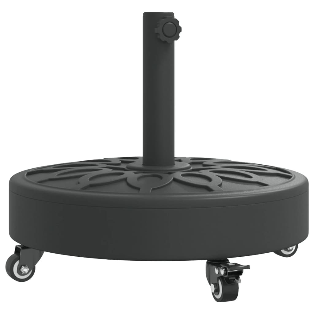 Base per Ombrellone con Ruote per Pali Ø38/48 mm 27 kg Rotonda | homemem39