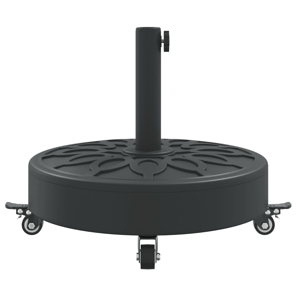 Base per Ombrellone con Ruote per Pali Ø38/48 mm 27 kg Rotonda | homemem39
