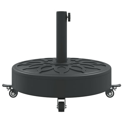 Base per Ombrellone con Ruote per Pali Ø38/48 mm 27 kg Rotonda | homemem39