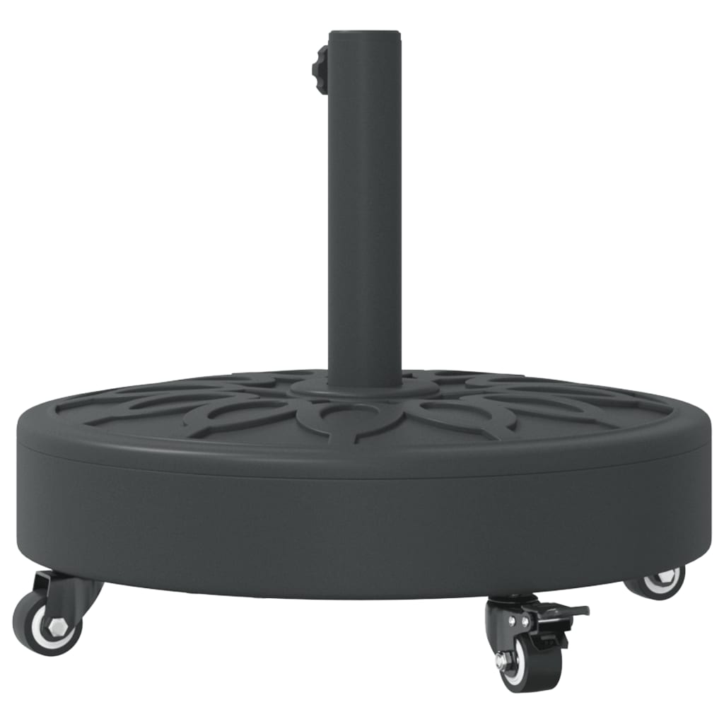 Base per Ombrellone con Ruote per Pali Ø38/48 mm 27 kg Rotonda | homemem39