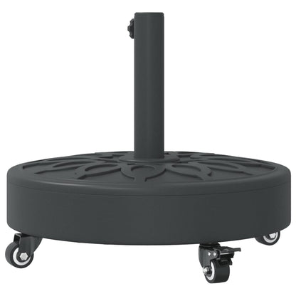 Base per Ombrellone con Ruote per Pali Ø38/48 mm 27 kg Rotonda | homemem39