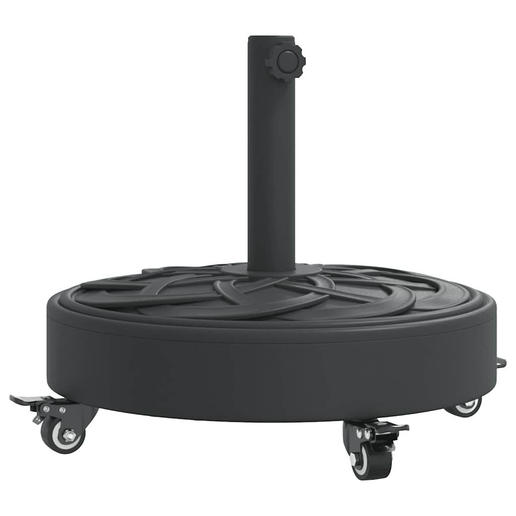Base per Ombrellone con Ruote per Pali Ø38/48 mm 27 kg Rotonda | homemem39