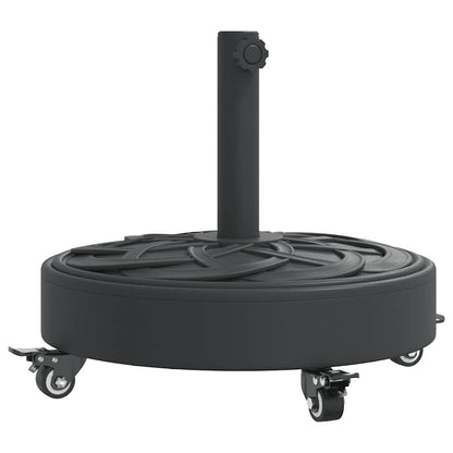 Base per Ombrellone con Ruote per Pali Ø38/48 mm 27 kg Rotonda | homemem39
