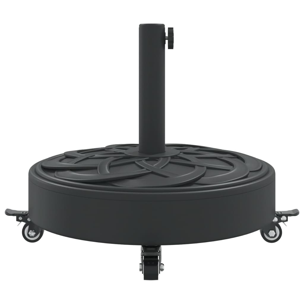 Base per Ombrellone con Ruote per Pali Ø38/48 mm 27 kg Rotonda | homemem39