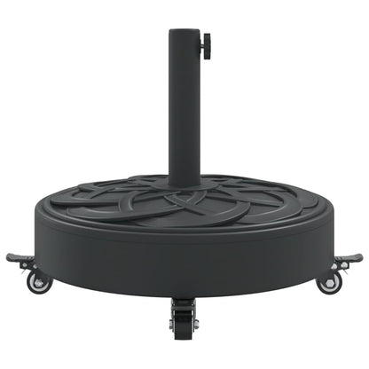 Base per Ombrellone con Ruote per Pali Ø38/48 mm 27 kg Rotonda | homemem39