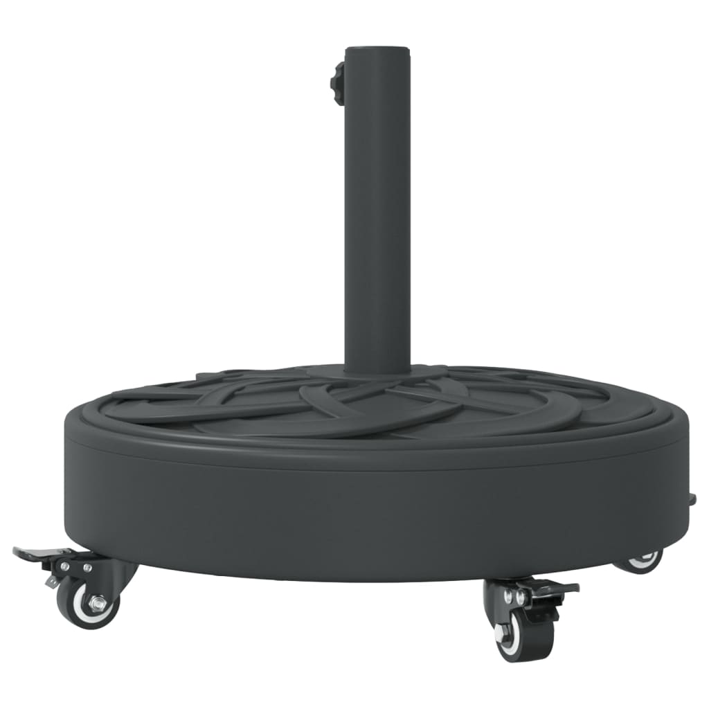 Base per Ombrellone con Ruote per Pali Ø38/48 mm 27 kg Rotonda | homemem39