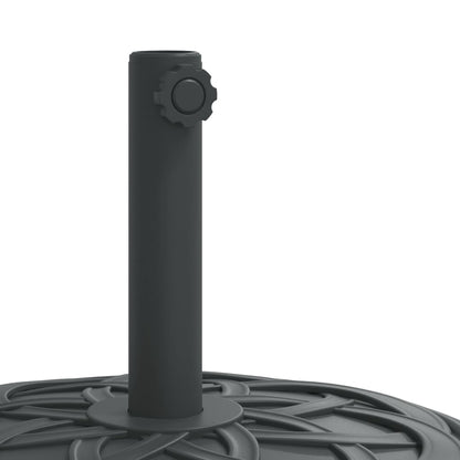 Base per Ombrellone con Ruote per Pali Ø38/48 mm 27 kg Rotonda | homemem39