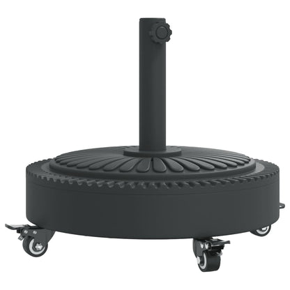 Base per Ombrellone con Ruote per Pali Ø38/48 mm 27 kg Rotonda | homemem39