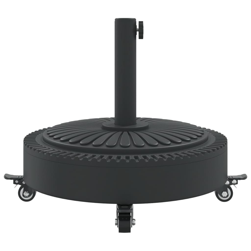 Base per Ombrellone con Ruote per Pali Ø38/48 mm 27 kg Rotonda | homemem39