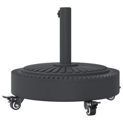 Base per Ombrellone con Ruote per Pali Ø38/48 mm 27 kg Rotonda | homemem39