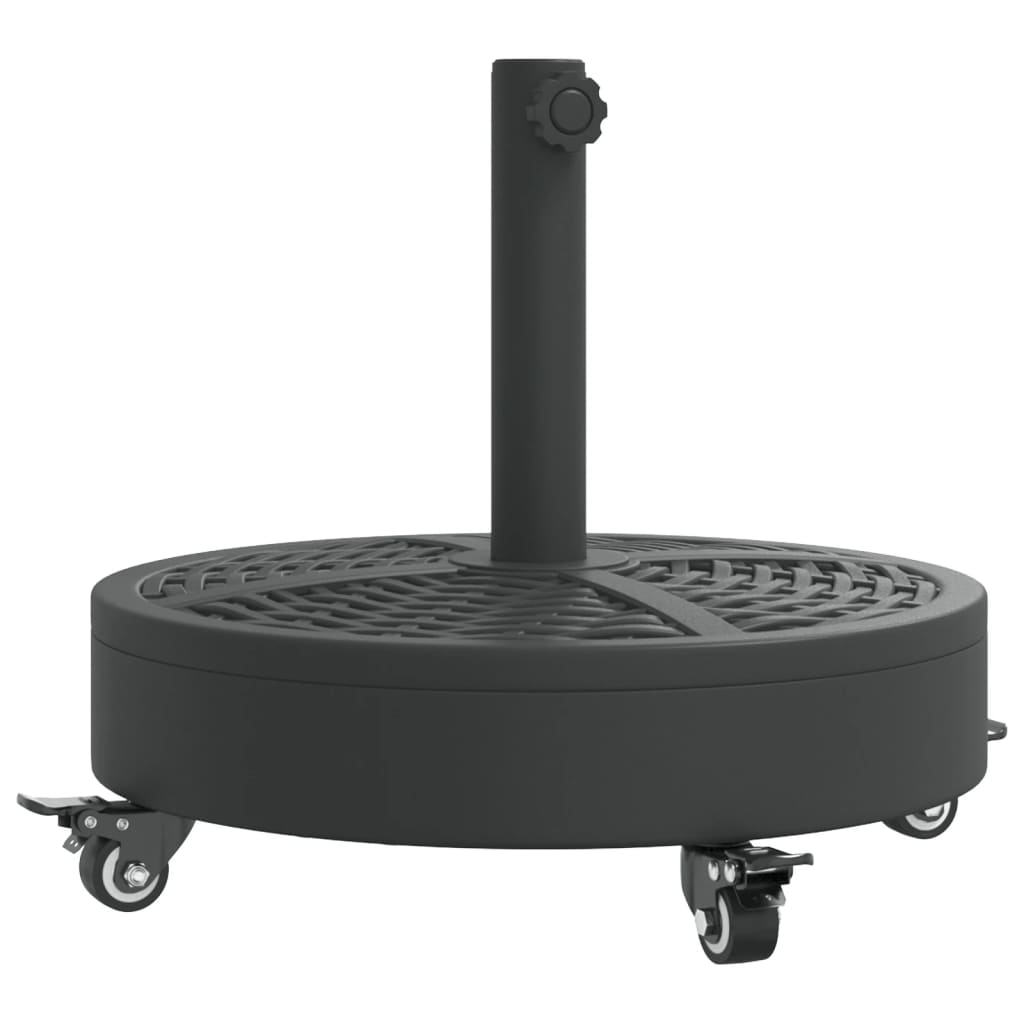 Base per Ombrellone con Ruote per Pali Ø38/48 mm 27 kg Rotonda | homemem39