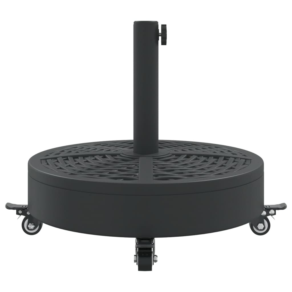 Base per Ombrellone con Ruote per Pali Ø38/48 mm 27 kg Rotonda | homemem39