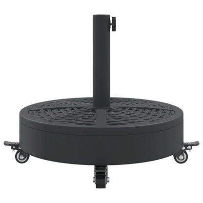 Base per Ombrellone con Ruote per Pali Ø38/48 mm 27 kg Rotonda | homemem39