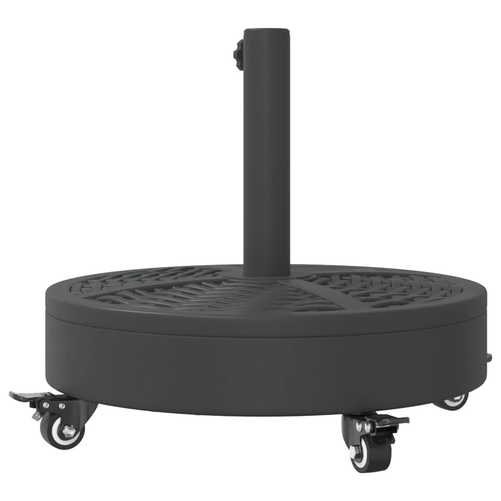 Base per Ombrellone con Ruote per Pali Ø38/48 mm 27 kg Rotonda | homemem39
