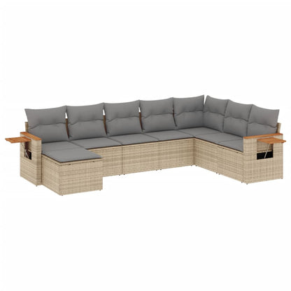 Patio Sofa Set 7-Posti Beige and Grey | homemem39
