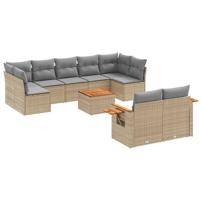 Patio Sofa Set 9-Posti Beige and Grey | homemem39