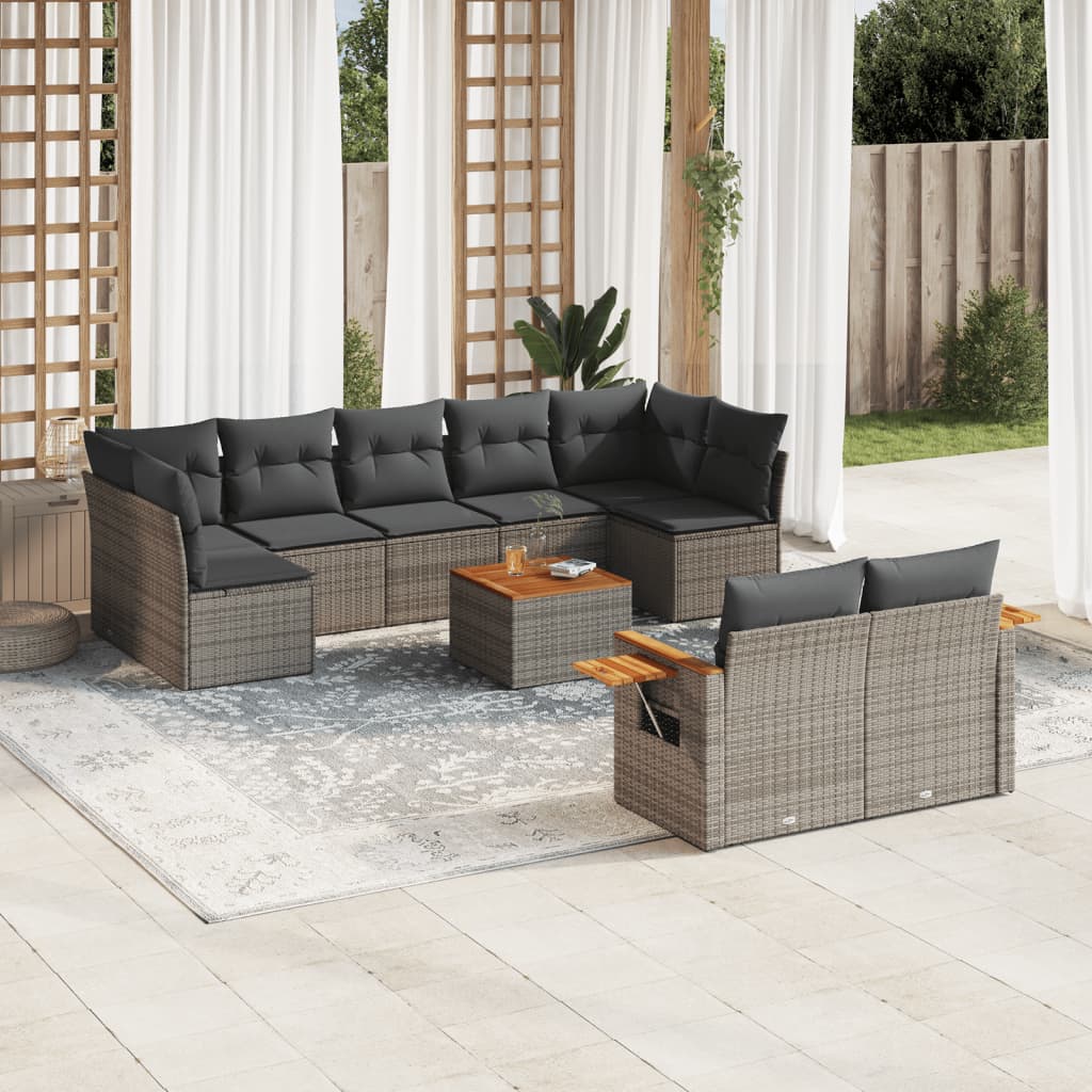 Patio Sofa Set 9-Posti Grey | homemem39