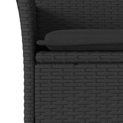Set da Pranzo da Giardino con Cuscini 5 pz Polyrattan e Vetro | homemem39