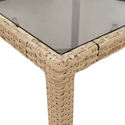 Set da Pranzo da Giardino 11 pz con Cuscini Polyrattan e Vetro | homemem39