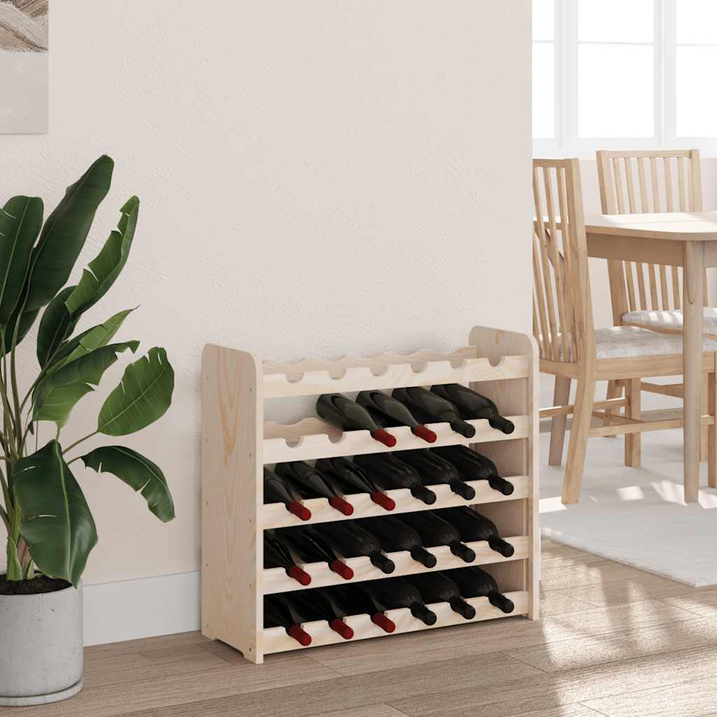 Portavini 67,5x25x60 cm in Legno Massello di Pino | homemem39