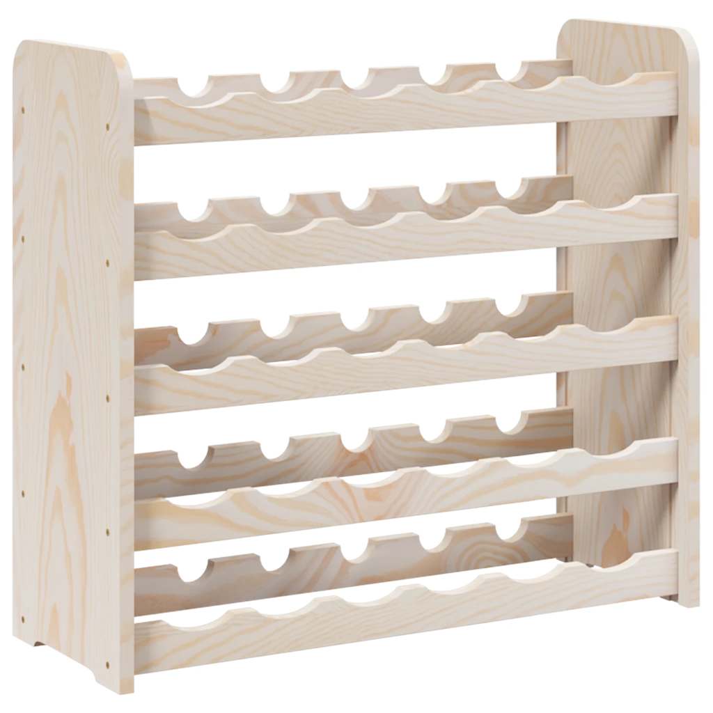 Portavini 67,5x25x60 cm in Legno Massello di Pino