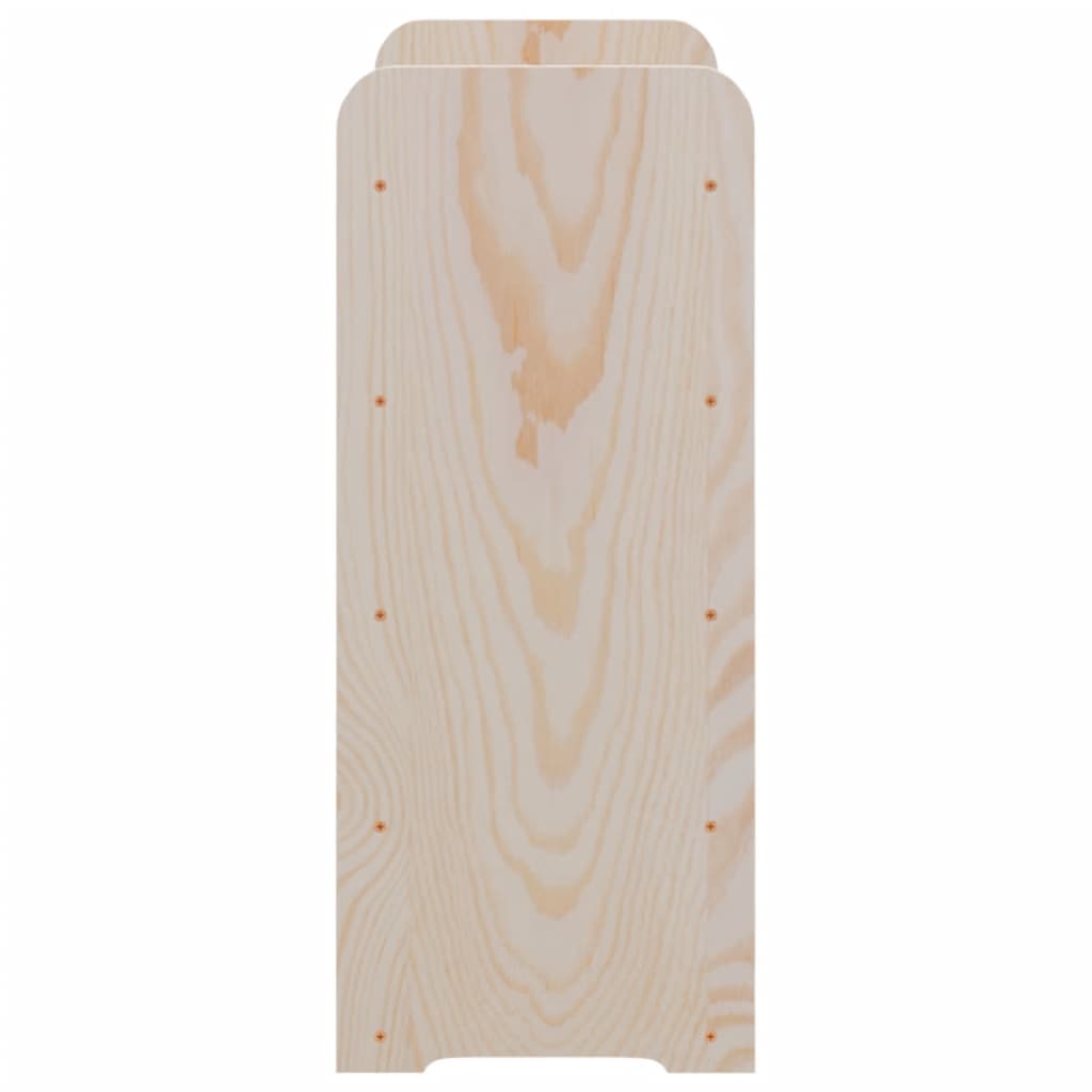 Portavini Pannello Superiore 67,5x25x60 cm Legno Massello Pino - homemem39