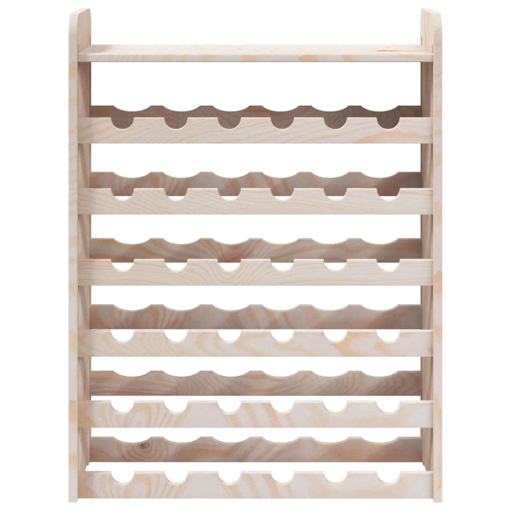 Portavini Pannello Superiore 67,5x25x87 cm Legno Massello Pino - homemem39