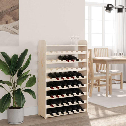 Portavini con Pannello Superiore 72,5x25x111,5 cm Massello Pino | homemem39