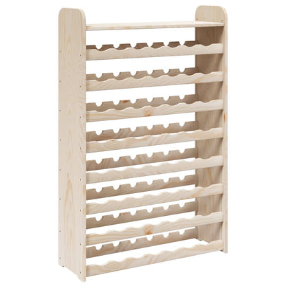 Portavini con Pannello Superiore 72,5x25x111,5 cm Massello Pino