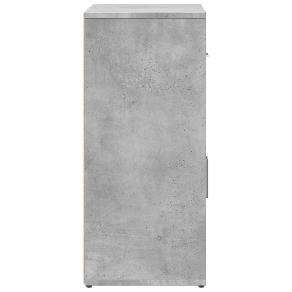 Credenze 2 pz Grigio Cemento 60x31x70 cm in Legno Multistrato - homemem39