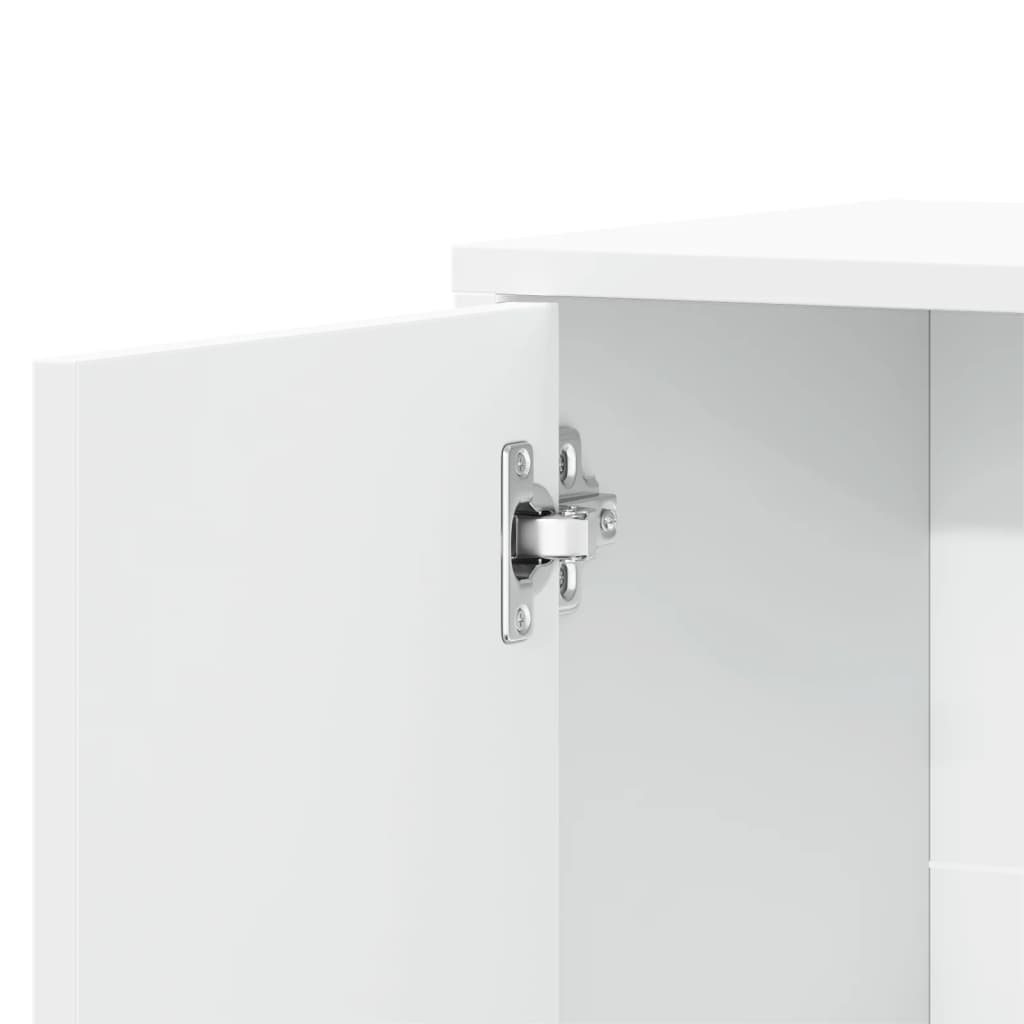 Credenze 2 pz Bianche 60x31x70 cm in Legno Multistrato - homemem39