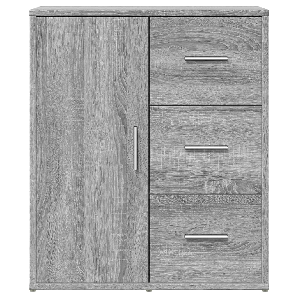 Credenze 2 pz Grigio Sonoma 60x31x70 cm in Legno Multistrato - homemem39