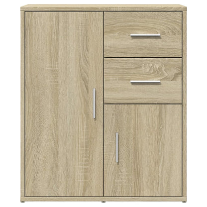 Credenze 2 pz Rovere Sonoma 60x31x70 cm in Legno Multistrato