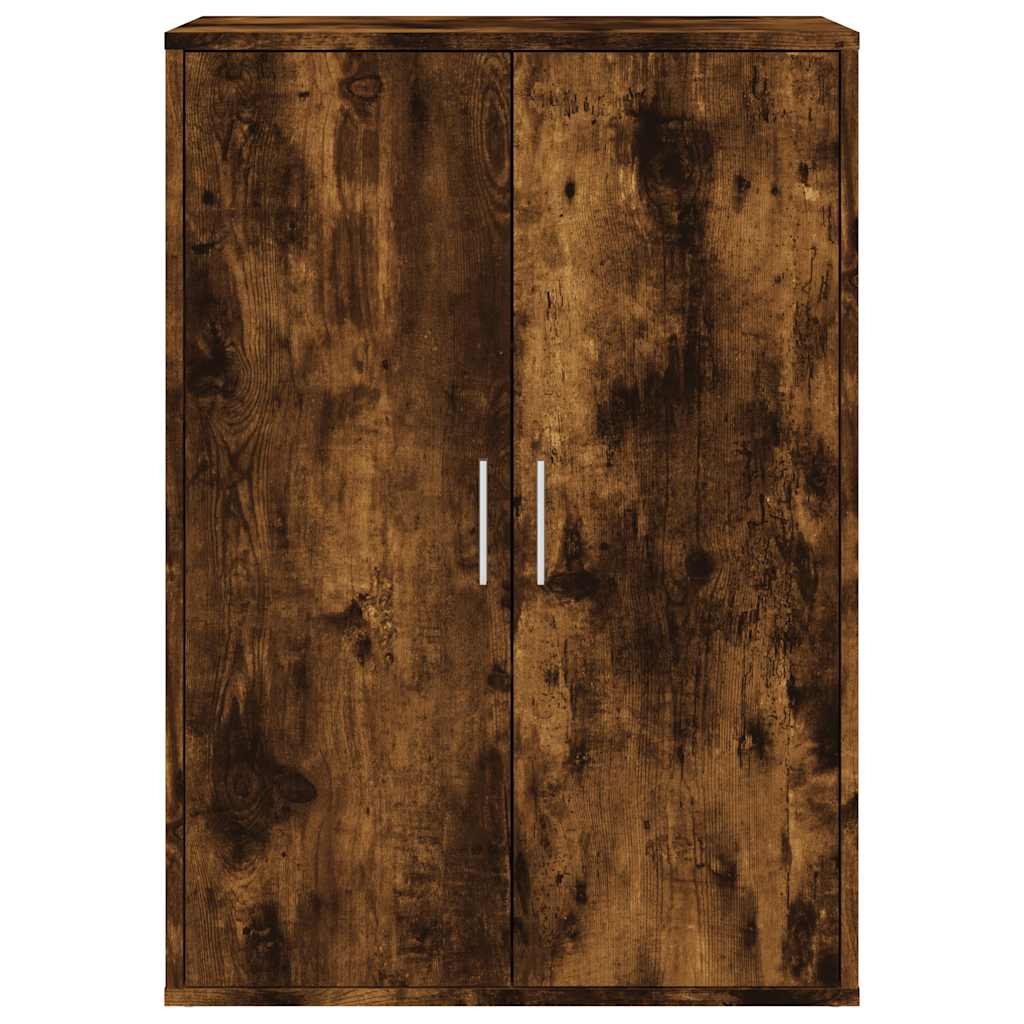 Credenze 2 pz Rovere Fumo 60x31x84 cm in Legno Multistrato | homemem39