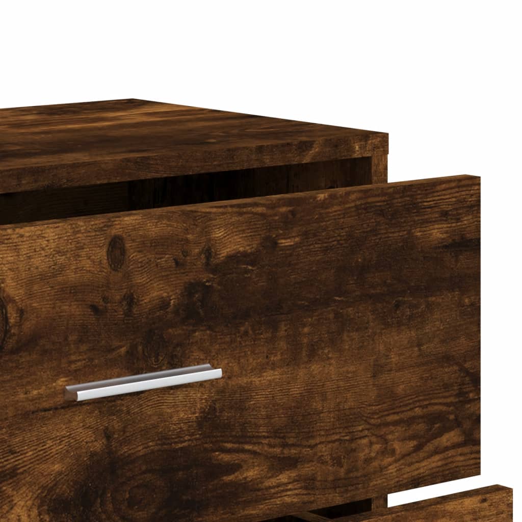 Credenze 3 pz Rovere Fumo 60x31x84 cm in Legno Multistrato | homemem39